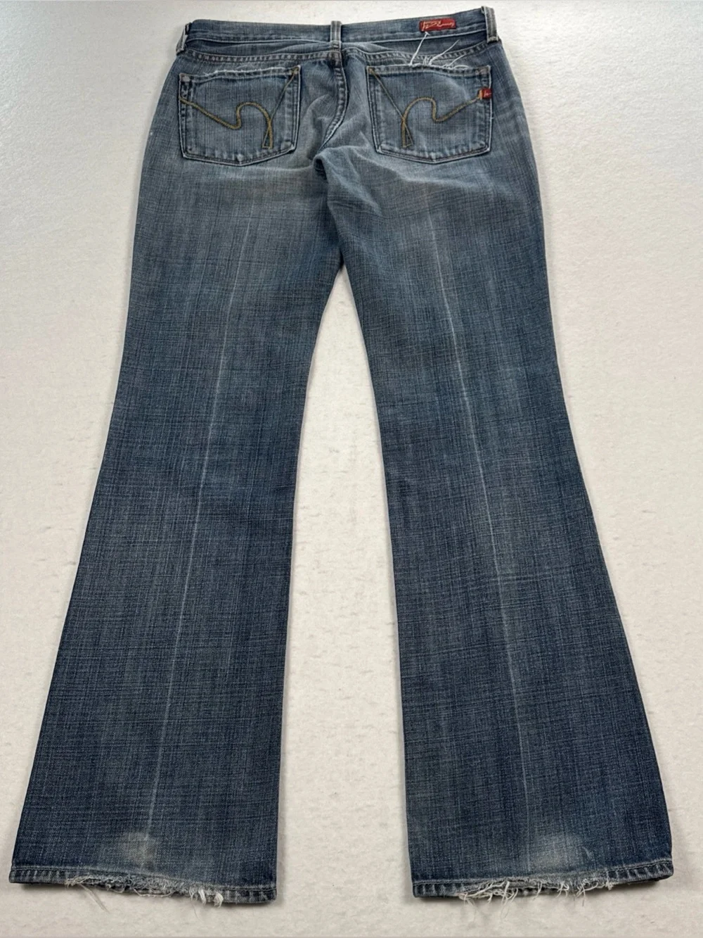 Citizens of Humanity Kelly #001 Jeans Womens 28 Low-waist Bootcut DistressedY2K